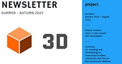 Projekt  3D printing - druhý newsletter